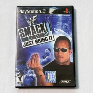 WWF Smackdown Just Bring It Playstation PS2 Game Tested CIB - Manual Included